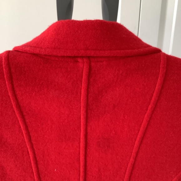 Gorgeous red Gerry Weber wool jacket with tags! Washable! - Picture 5 of 7